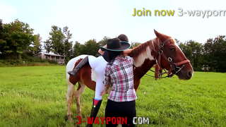 3Way Porno - Troje na Družinski Kmetiji