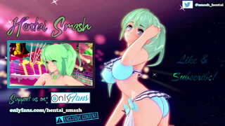 Yui gen madivin sèks ak pwofesè li nan sal klas la.