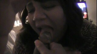 BBW Betty Slikker og suger min cum