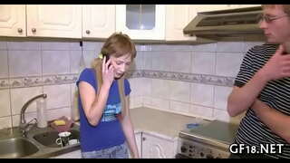 ���ेही तरुण hotty stands doggy fashion