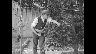 Haushälter Und Zieht Ihren Neuen Gärtner