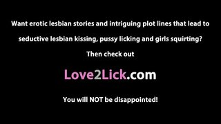 Latina proves shes a lesbian by licking her co workers pussy