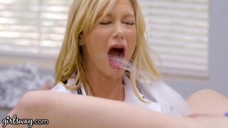 Teen Squirts Manerana Mafana &amp;amp; Busty Lesbiana Dokotera