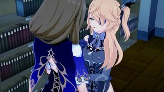 Fischl می شود توسط لیزا. دختر در دختر انیمیشن ، 